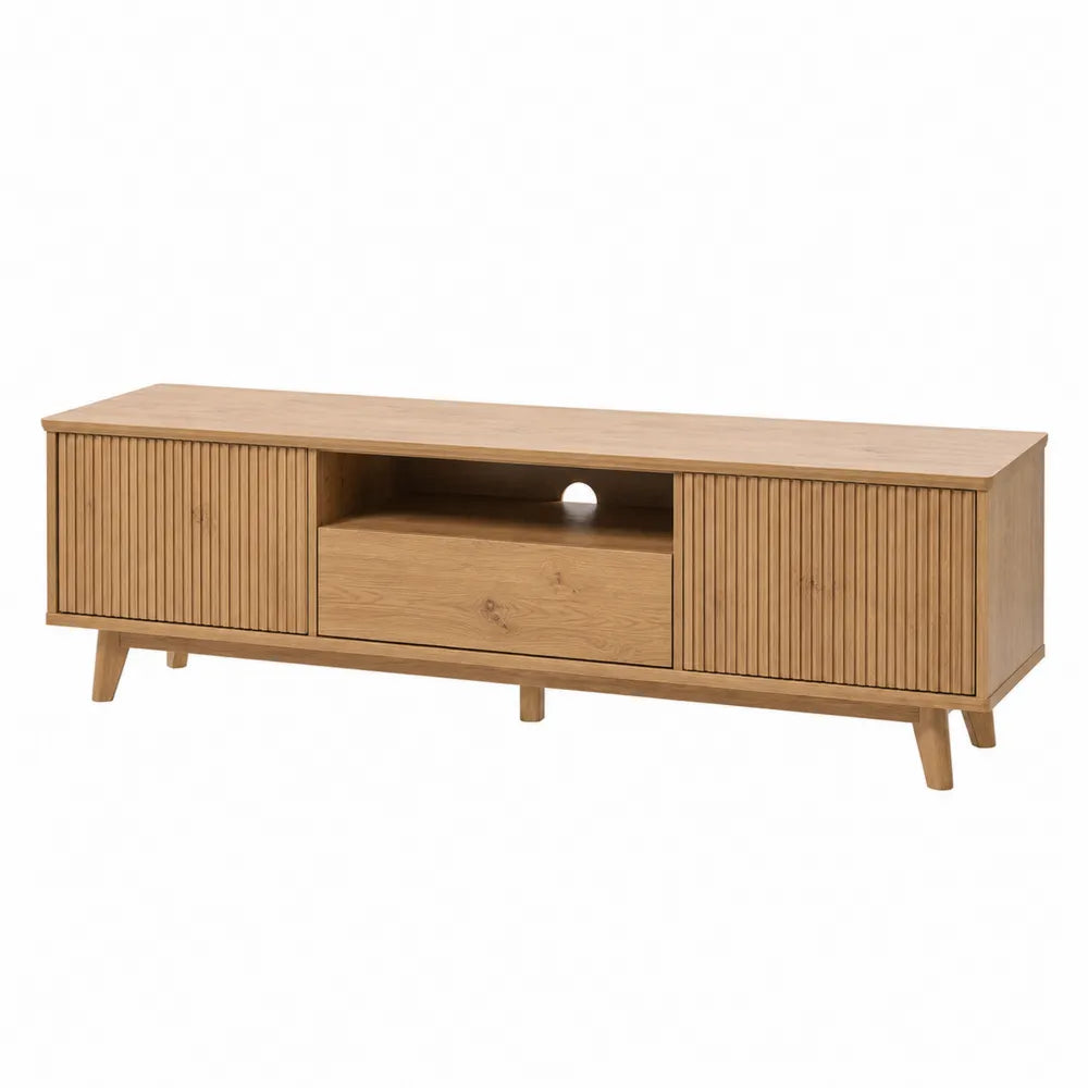 Szafka RTV dębowa 150x40x50 cm